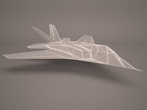 military aircraft 35 Model 3D