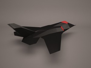military aircraft 35 Model 3D