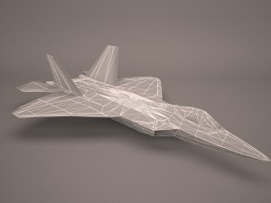 military aircraft 36 Modello 3D