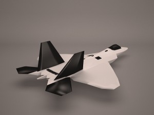 military aircraft 36 Modello 3D