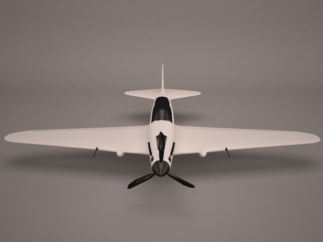 military aircraft 37 3D Model .c4d .max .obj .3ds .fbx .stl .blend