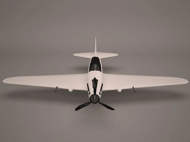 military aircraft 37 3D Model .c4d .max .obj .3ds .fbx .stl .blend 