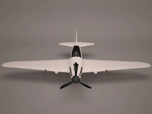 aeronave militar 37 Modelo 3D