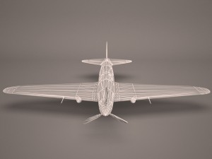 military aircraft 37 3D Model