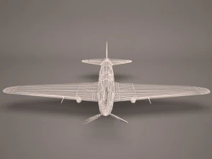 military aircraft 37 3D Model