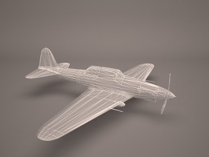 military aircraft 37 3D Model