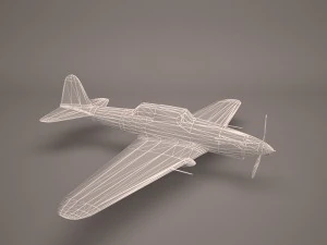 military aircraft 37 3D Model