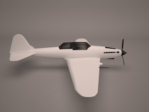 military aircraft 37 3D Model