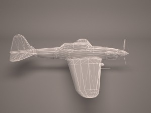military aircraft 37 3D Model