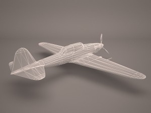 military aircraft 37 3D Model
