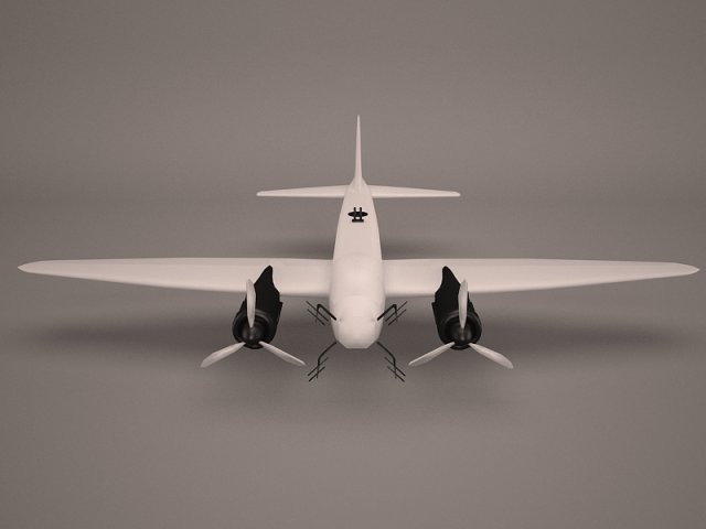 military aircraft 38 Modelo 3D .c4d .max .obj .3ds .fbx .stl .blend 