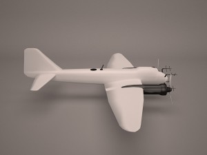 military aircraft 38 Modelo 3D
