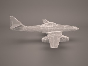 military aircraft 39 Modèle 3D