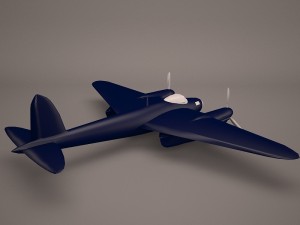 military aircraft 40 3D Model