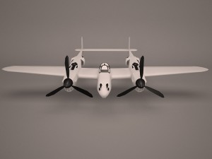 military aircraft 41 3D Model