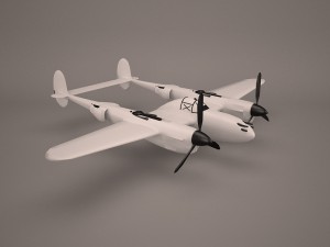 military aircraft 41 3D Model