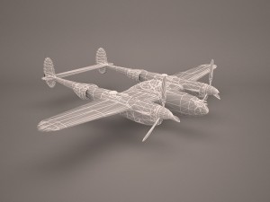 military aircraft 41 3D Model