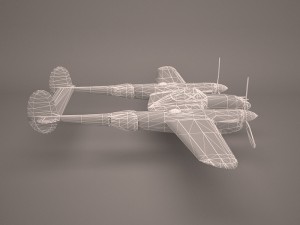 military aircraft 41 3D Model