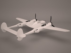 military aircraft 41 3D Model