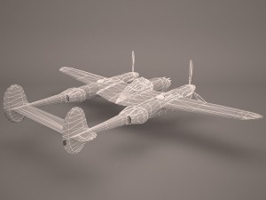 military aircraft 41 3D Model