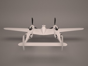 military aircraft 41 3D Model