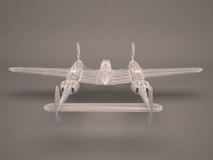 military aircraft 41 3D Model