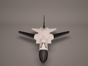 military aircraft 42 Modelo 3D