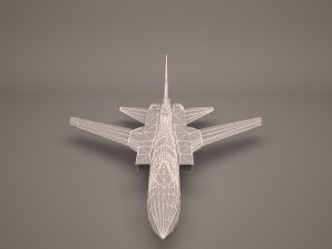 military aircraft 42 3D Model