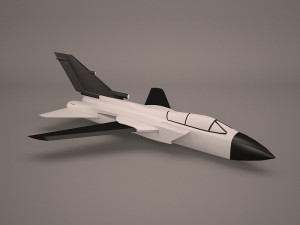 military aircraft 42 3D Model