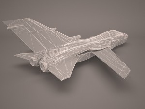 military aircraft 42 3D Model