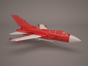 military aircraft 43 Modelo 3D