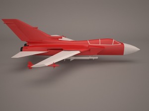 military aircraft 43 Modelo 3D