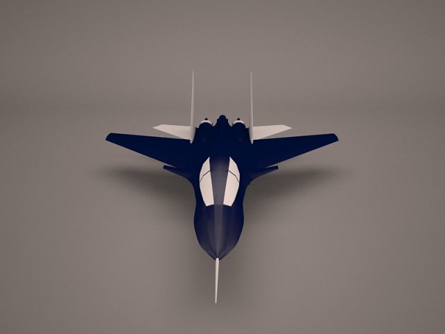 military aircraft 44 3D Модель .c4d .max .obj .3ds .fbx .stl .blend 