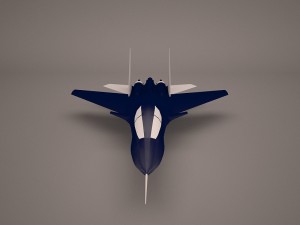 military aircraft 44 3D Model