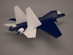 military aircraft 44 3D Модель