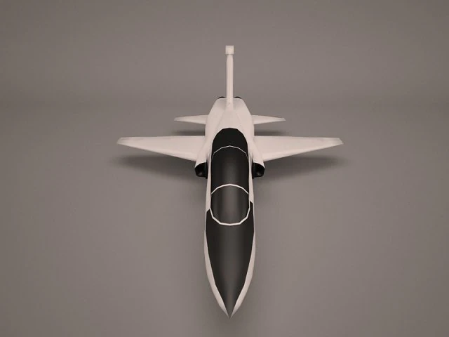 military aircraft 45 3D Model .c4d .max .obj .3ds .fbx .stl .blend 