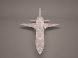 military aircraft 45 Model 3D