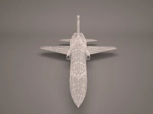 military aircraft 45 3D Model