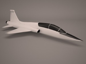 military aircraft 45 Model 3D