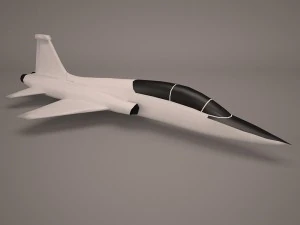military aircraft 45 3D Model