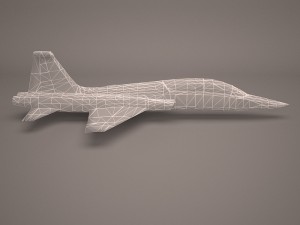 military aircraft 45 Model 3D