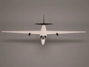 aeronave militar 46 Modelo 3D