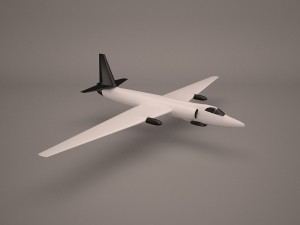 military aircraft 46 Modelo 3D