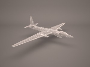 military aircraft 46 Modelo 3D
