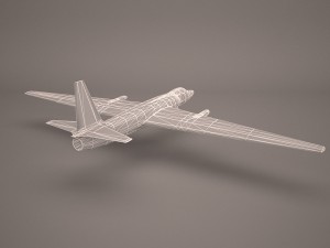 military aircraft 46 Modelo 3D