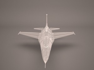 military aircraft 47 3D Model