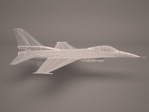 military aircraft 47 3D Model