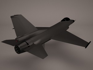 military aircraft 47 3D Model