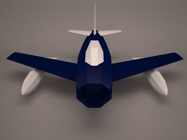 military aircraft 48 Modello 3D .c4d .max .obj .3ds .fbx .stl .blend 