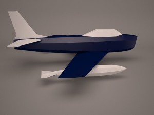 military aircraft 48 Modello 3D
